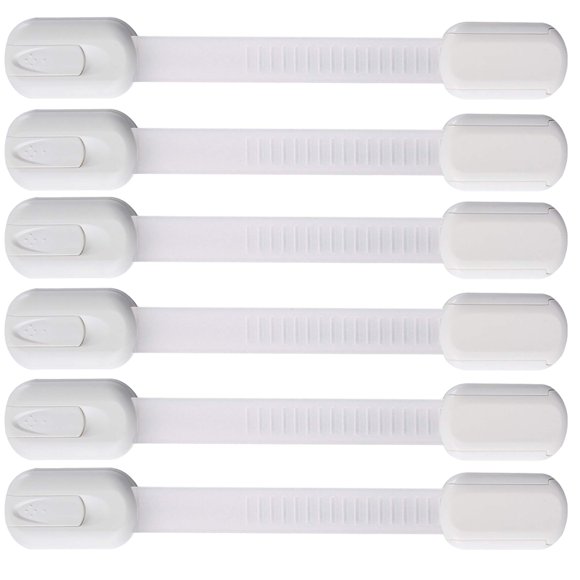 Cintas adhesivas multiusos Vmaisi para armarios, paquete de 6 unidades, color blanco