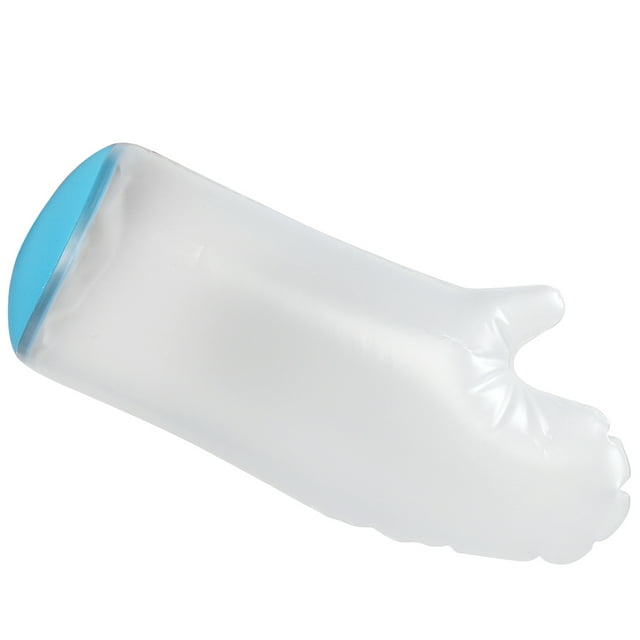 Matériel de Plongée Bleu Manchon de Protection de Douche en PVC Paumes Adultes 38cm