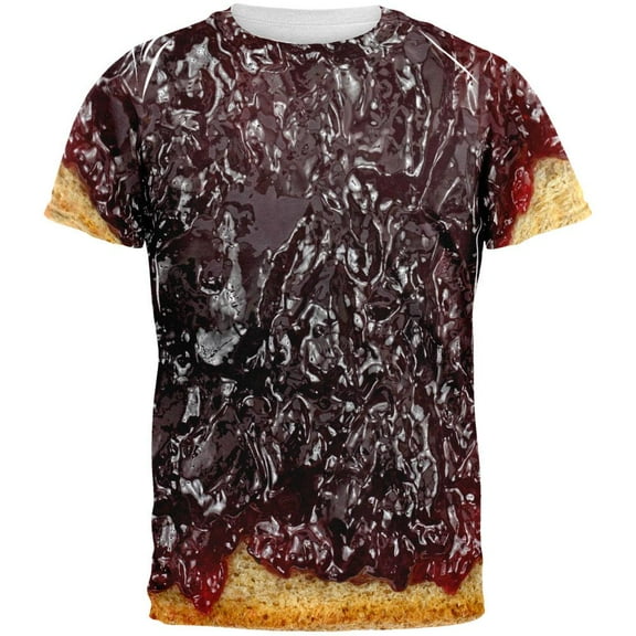 Halloween Jelly PB Costume All Over Adult T-Shirt - Large