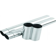 Quality Importers Trading 2-Cigar Tube, Stainless Steel