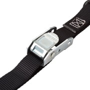 72in Black Motorcycle & ATV Cam Buckle Tie-down Strap Set - 4 Pack