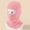 Pink, variant on Winter Face Mask for Men Women, Thermal Fleece Ski Mask with Movable Face Cover for Skiing, Snowboarding(Army Green One Size)