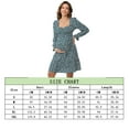 thumbnail image 3 of Women's Maternity Dresses A Line Sweetheart Neck Ruffle Flowy Mini Boho Maternity Dress, 3 of 3