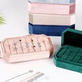 thumbnail image 4 of Rings Display Holder with Lid Container Velvet for Multiple Bracelet Rings Showcase Display Rings option 6, 4 of 9