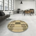 thumbnail image 4 of Ahgly Company Machine Washable Indoor Rectangle Transitional Brown Area Rugs, 8' x 12', 4 of 7