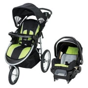 Angle View: Baby Trend Pathway 35 Jogger Travel System, Optic Green