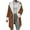 Coffee Long, variant on Sherpa Fleece Long Trench Coat for Women Winter Warm Notch Lapel Collar Double Breasted Overcoat Jacket Mid-length (Large, Khaki Long)