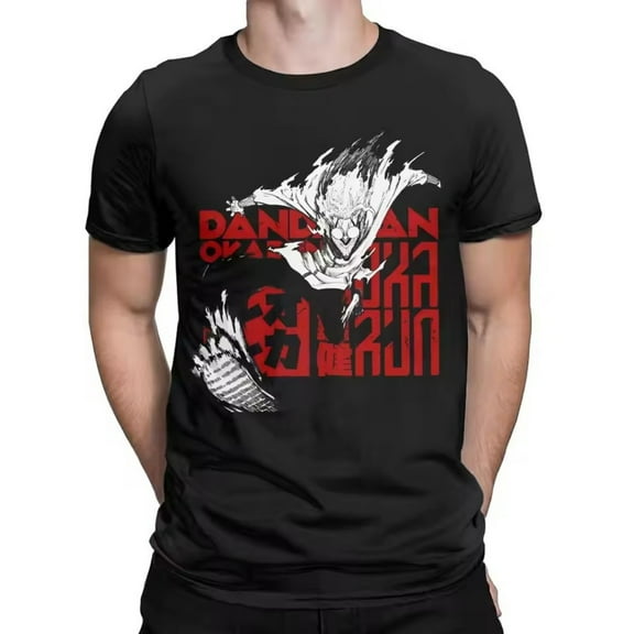 Dandadan Shirt Anime Cotton Black Momo Ayase Okarun Short Sleeve Casual Harajuku Unisex Tees