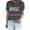 Z1-Dark Gray, variant on Endives Thou Shall Not Steal Unless You Can Beat The Throw Women's Letter Baseball Love Print Round Neck Short Sleeve T Shirt Top