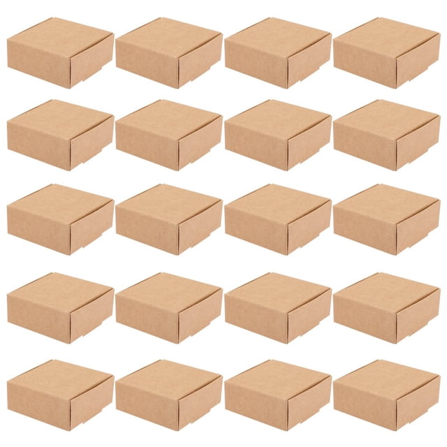 LEEYNEER Boxes Box Shipping Small Cardboard Mailing Corrugated Soap Packaging Kraft Mailer Jewelry Mailers Paper Packing