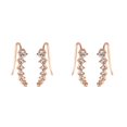 thumbnail image 4 of Pendientes Sonducket 7 Crystal Ear Cuffs Hoop Climber Accesorios de joyería Type5 NO5, 4 of 5