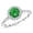 Emerald,White, variant on 1.4 Carat 14K White Gold Twisting Infinity Gold Diamond Engagement Ring w/ 1 Carat Blue Sapphire Size-7