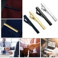 thumbnail image 2 of Moins de 10 Pince de Fixation 4 Pcs Pinces à Cravate pour Hommes Ensemble de Barres à Cravate pour Cravates Régulières Cravate Mariage Affaires Pinces à Épingle, 2 of 8