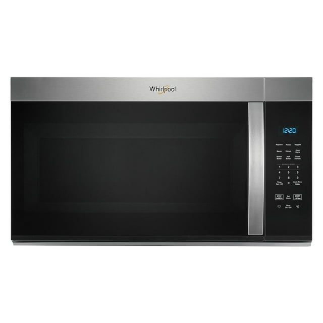 Whirlpool 1.7 cu ft. Over-the-Range Microwave with Express Cooking Buttons, 300 CFM stainlesssteel