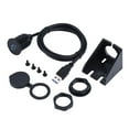 thumbnail image 3 of Plastic + Metal + Rubber Panel Mount Cable USB Extension Adapter, USB Extension Cord, For Car Boat, 3 of 8