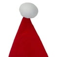 thumbnail image 3 of Northlight Red and White Traditional Unisex Adult Christmas Santa Hat Costume Accessory - One Size, 3 of 3