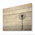 thumbnail image 2 of Designart " Dandelion Natures simplicity I" Floral Print on Natural Pine Wood, 2 of 5