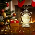 thumbnail image 4 of Christmas Decorations Glow, Christmas Vintage Decorative Lanterns with LED String Light, Small Flashing LED Tabletop & Hanging Decor for Trees, Home, Dining Table Props Christmas Gifts, 4 of 7