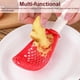 thumbnail image 4 of Wosthever 2 piezas pequeñas cucharas de cocina cucharas colador triturador de ajo mango de comida drenaje herramientas de molienda utensilios de Cocina y Comedor, 4 of 6