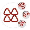thumbnail image 2 of Assorted Color Triangle Buckles with Aluminum Hooks for Outdoor Use Durable and Sturdy 4Pcs, 2 of 6