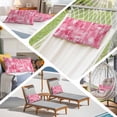 thumbnail image 6 of Pink Abstract Throw Pillow Covers, Vintage Geometric Gradient Oil Painting Modern Soft Breathable Pillow Cases with Invisible Zipper, Standard Pillowcases for Couch Bed Sofa Chair 20x26 Inches, 6 of 9