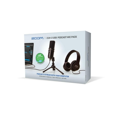 Zoom - ZUM-2 Wired USB Podcasting Microphone Pack