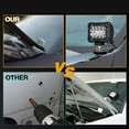 thumbnail image 4 of For Car Led Light Bar Brackets 2Pcs For Suv Hood Spotlight Installation Black Mingyiq, 4 of 8