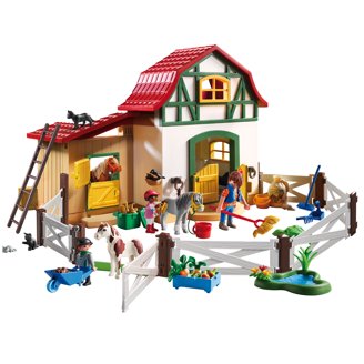 4 Pièces De Clôture Rouge Playmobil Pour Hôtel Pour Chiens (ref. 71599) - Occasion Bon état