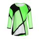 thumbnail image 4 of Pntutb - Blusa de manga larga para mujer, estilo informal, cuello redondo, costuras, color de contraste Pntutb Pntutb-7058, 4 of 5