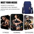 thumbnail image 3 of Bolso bandolera pequeño para móvil para mujer, bolso bandolera para móvil, bolso para móvil para llevar a todas partes, bolso para móvil con bandolera, para mujer azul oscuro, 3 of 5