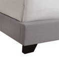 thumbnail image 3 of Home Fare Upholstered Camelback King Bed in Smoke Grey, 3 of 8