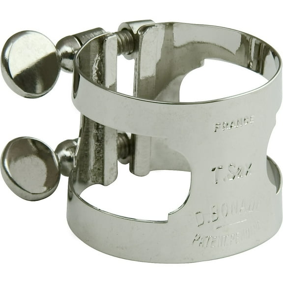 Bonade Tenor Saxophone Ligatures & Caps Nickel - Regular - Ligature Only