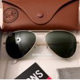 thumbnail image 1 of RB-Hip Hop-sunglasses FREE SHIPPING Aviator RB3025 Black Lenses Gold Frame, 1 of 5