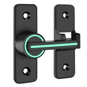 AOMOTA Sliding Barn Door Lock, 180 Degree Heavy Duty Gate Latches Flip Latch Safety Door Bolt Latch Lock, Suitable for Garden, Bathroom, Outdoor, Garage