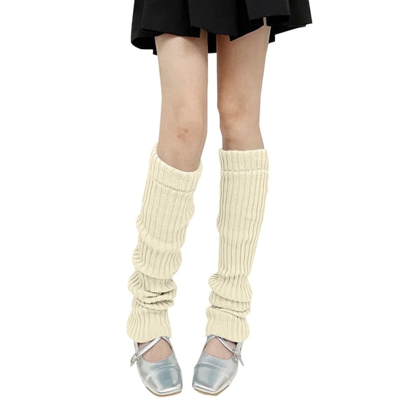 QASIEATN Womens Daily Wear Stockings Women's Knit Stack Up Socks Over The Knee Extended Yoga Leggings Fitness Socks Tights Fall Fashion Accessories