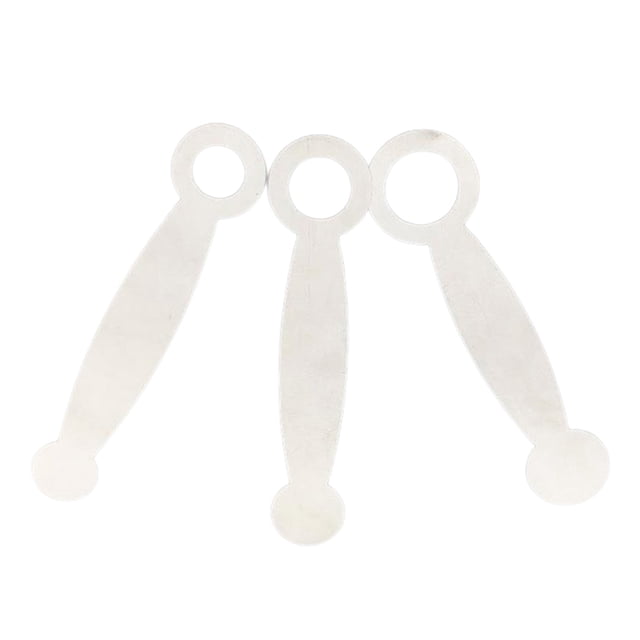 Kit De Reparación De Almohadillas De Flauta De Acero Inoxidable Herramienta De Nivelación De Instrumentos De Viento De Madera De Flauta Sunnimix 3 piezas de nivelación de almohadilla de reparación de flauta