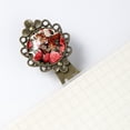 thumbnail image 5 of Rose Leopard Vintage Copper-Colored Lace Bookmarks: Stainless Steel Reading Accessories for Book Lovers - Set of 2, 5 of 5