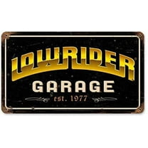 Metal Signs Vintage Lowrider Garage 12 x 8 Inch Pub Bar Poster Home Indoor Shop Garage Coffee Tin Sign Wall Decor