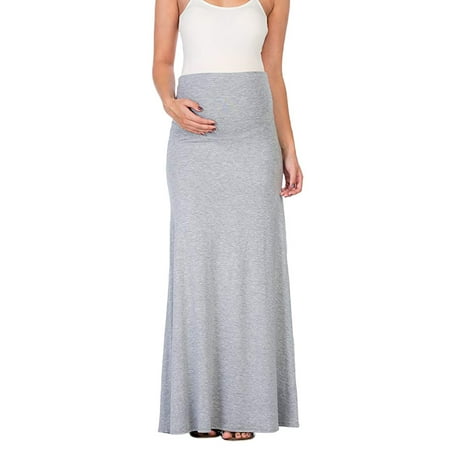 

Women s Maternity Pregnancy Comfort High Waisted Tummy Control Solid Skirt Elastic High Waist Pocket Skirt Flare Mid Calf Midi Skirt Maternity Shapewear Soft and Seamless Pregnancy Skirt
