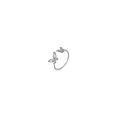 thumbnail image 5 of Anillo de plata de ley con doble circón de estilo de lujo ligero, anillo de mariposa ajustable con apertura de sentido de gama alta para mujer Sailing Electrónica, 5 of 5