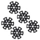 thumbnail image 1 of Soidarity Cesta para bastón de senderismo, 5 uds., ruedas de goma, copo de nieve, barro, cestas de esquí, palo telescópico, accesorio Escalada, 1 of 6