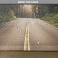 thumbnail image 6 of Ambesonne Adventure Place Mats Set of 4, California USA Roads, Standard Size, Forest Green Grey, 6 of 6