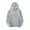 Gray, variant on GigrtiJin Mens Oversized Pullover Sweatshirt Solid Color Long Sleeve Drawstring Hoodies with Pocket Plus Size Hooded Casual Blouse