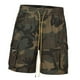 thumbnail image 4 of Pantalones cortos tipo cargo para hombre, pantalones cortos informales con cintura elástica para deporte, picnic al aire libre, senderismo M, 4 of 7