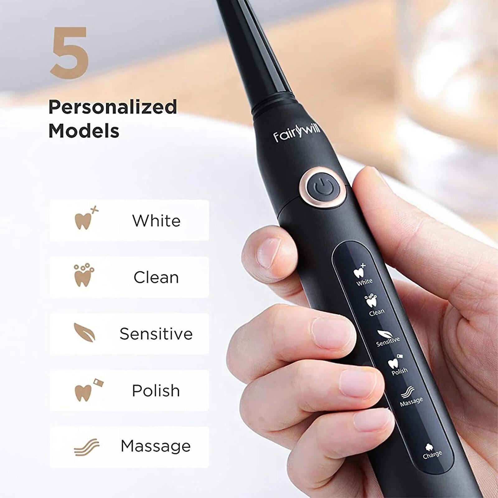 Usb Rechargeable Electric Toothbrush For Fairywill D7 Auto Sonic
