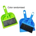 thumbnail image 2 of xinxixnxx Plastic Mini Desktop Sweep Cleaning Brush brush Small broom Computer Keyboard Small Broom Dustpan Set Random Color, 2 of 6