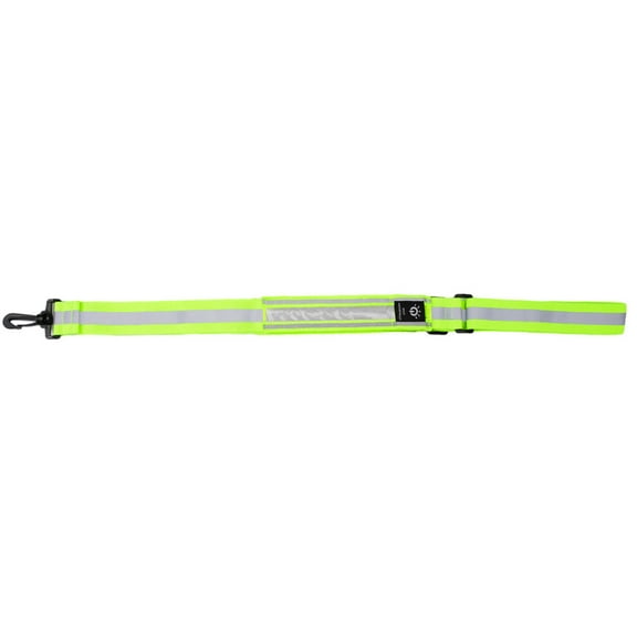 High Visibility LED Reflective Belt Sash Rechargeable LED Light Up Running Belt Night Running Safety Gear for Men Women