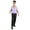 Purple & Black, variant on Adult King Troll Costume with Green Vest & Pants | Halloween Cosplay Outfit