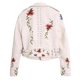 thumbnail image 2 of Chaqueta de cuero de noche floral Chaquetas de cuero de imitación para mujer Abrigo corto casual para primavera otoño y huangjie unisex, 2 of 2