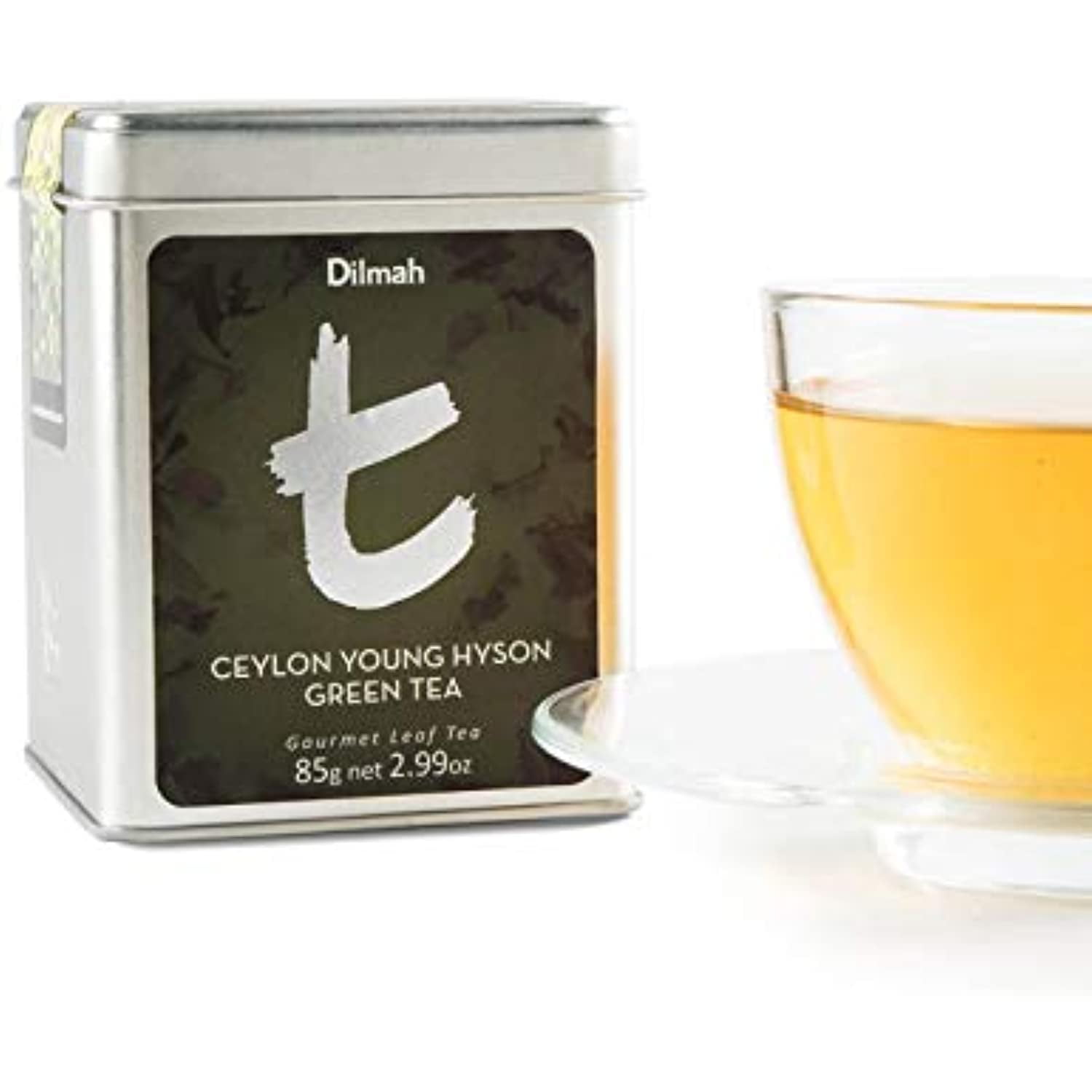 Dilmah Ceylon Young Hyson Green Tea Gourmet Loose Leaf Tea 85G Pure